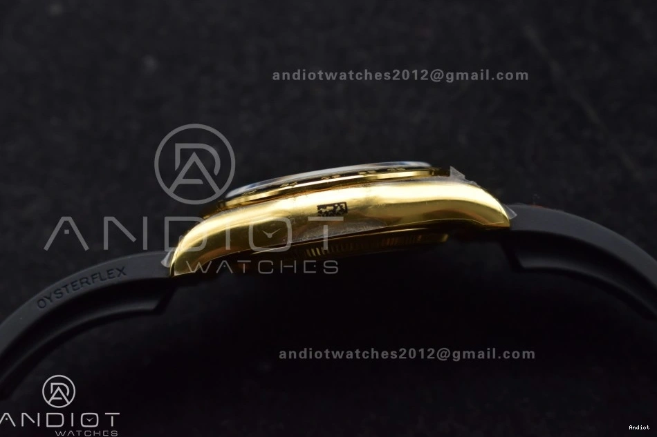 Black 1:1 Dial YG Edition Best (Weighted) 126518 V6 on Oysterflex Strap QF Daytona SH4131 0521